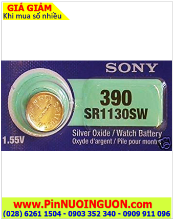 Pin SR1130SW; Pin đồng hồ Sony SR1130SW Silver Oxide 1.55v _Made in Indonesia | HẾT HÀNG